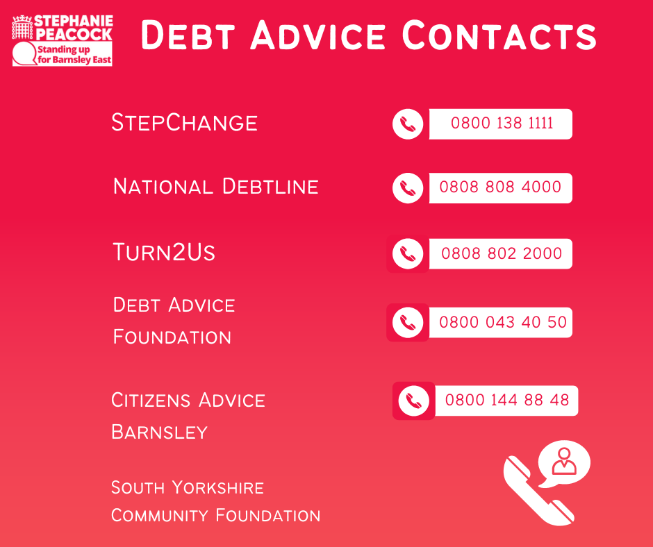 Stephanie Raises Awareness of Debt Stephanie Peacock MP Stephanie Peacock MP