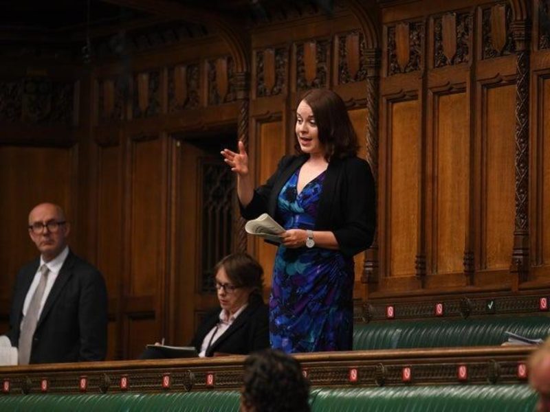 Stephanie Peacock MP speaking in the House of Commons
