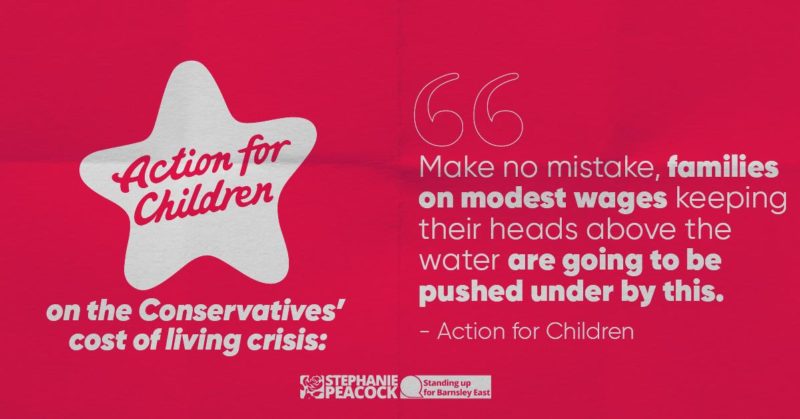 Quote from Action for Children on the Conservative