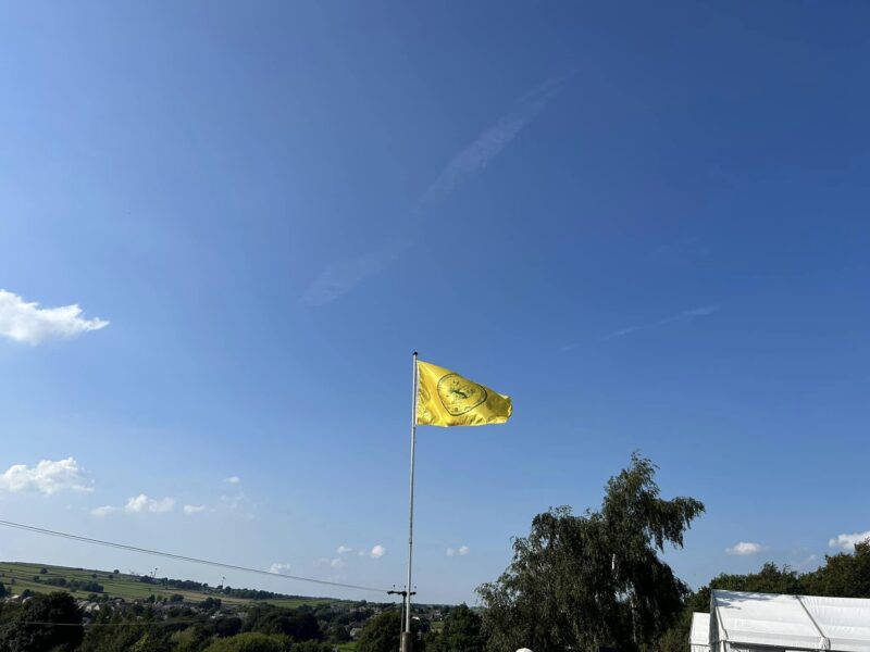 Penistone flag flying at the Penistone show 2023