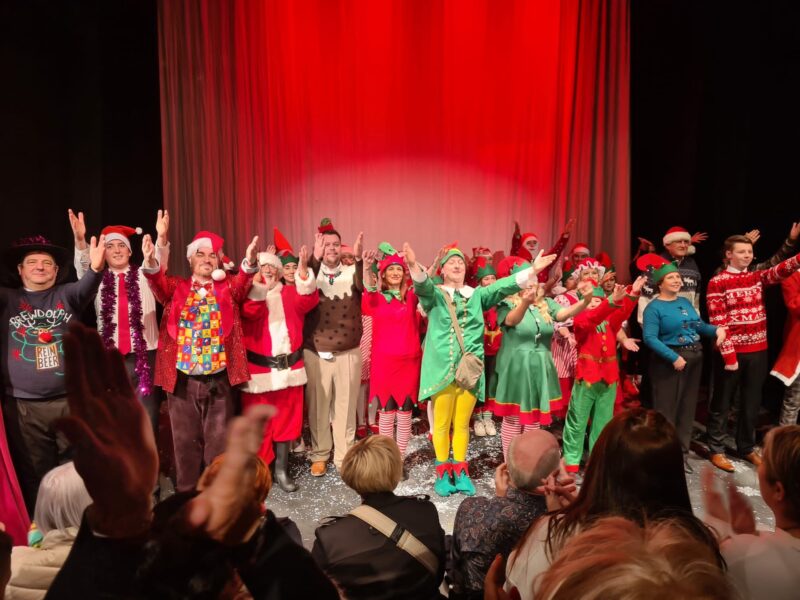 Take 2 Theatre Company performing Elf at Birdwell Academy Theatre