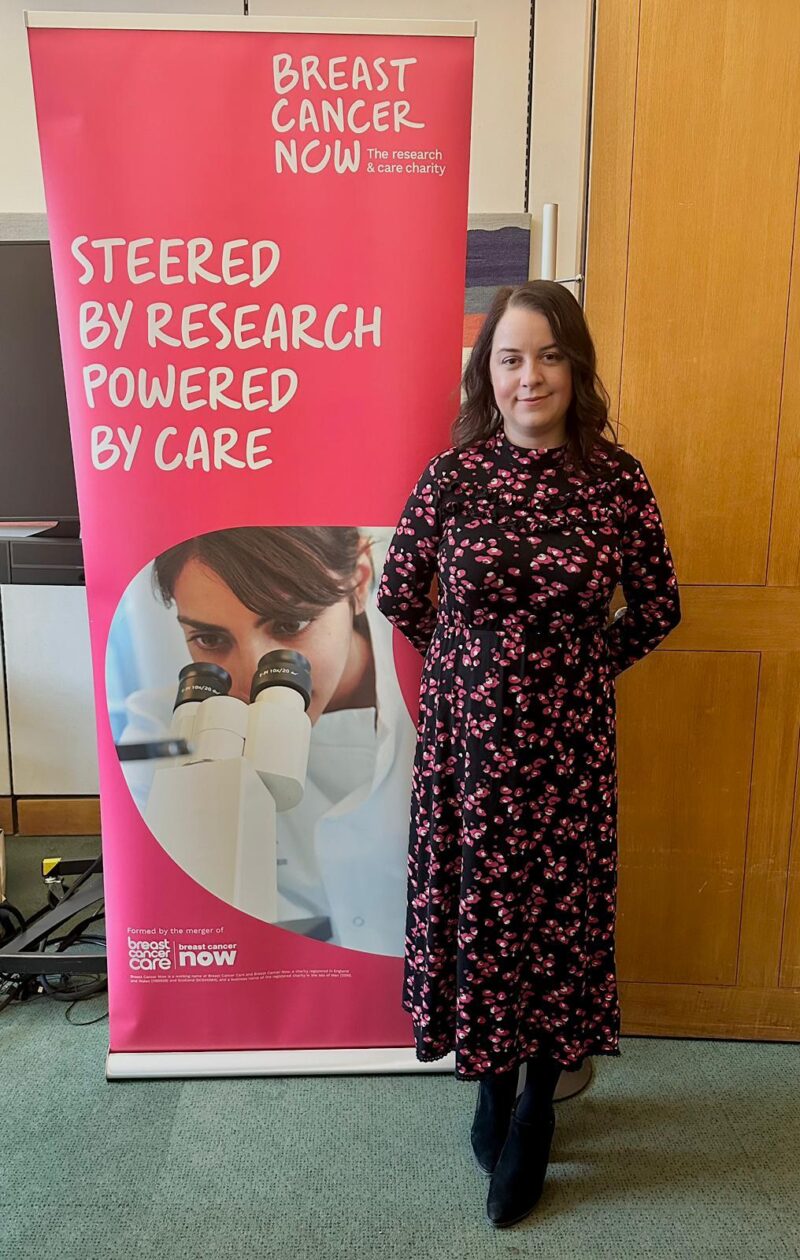 Stephanie Peacock MP meeting with Breast Cancer Now in Parliament