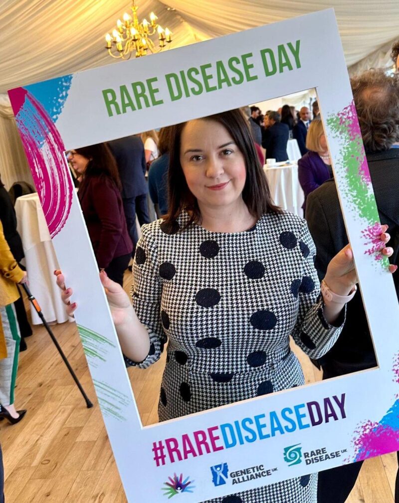 Stephanie Peacock MP marking Rare Disease Day in Parliament