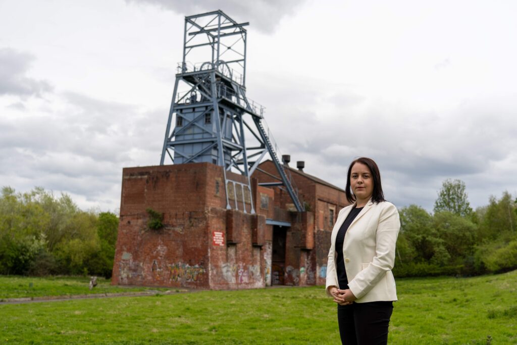 Stephanie Peacock at Barnsley Main