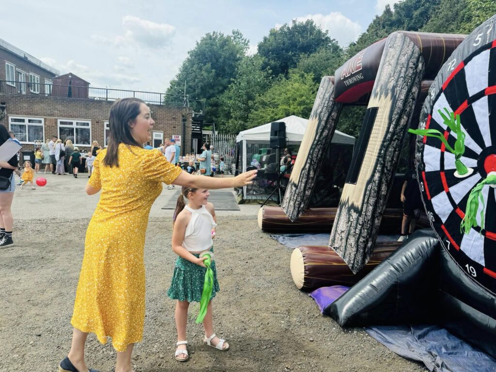 Stephanie Peacock MP at Starstruck Family Fun Day in Ardsley