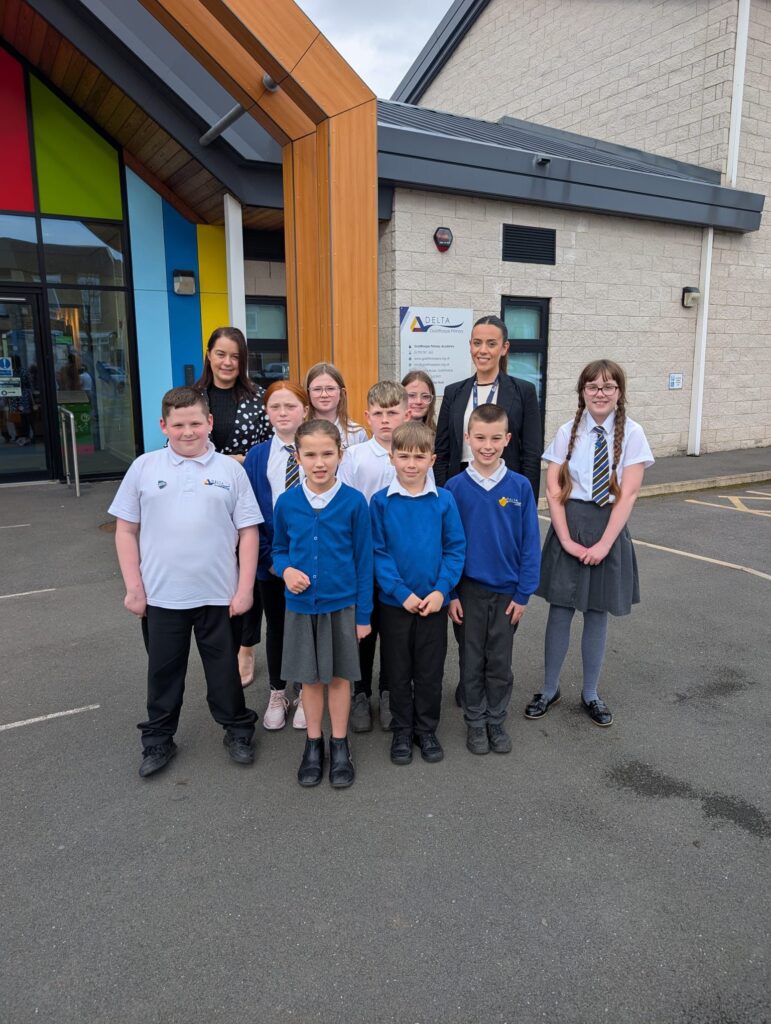 Stephanie Peacock MP with the Goldthorpe Primary Academy School Council