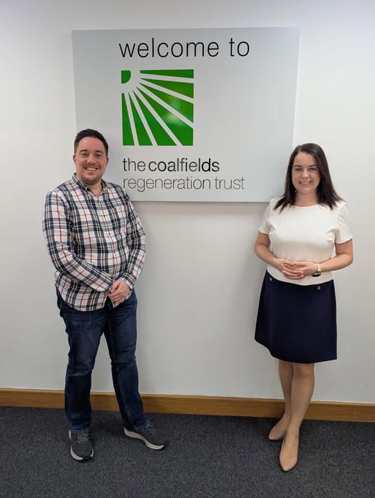 Stephanie Peacock MP visiting the Coalfields Regeneration Trust in Wombwell