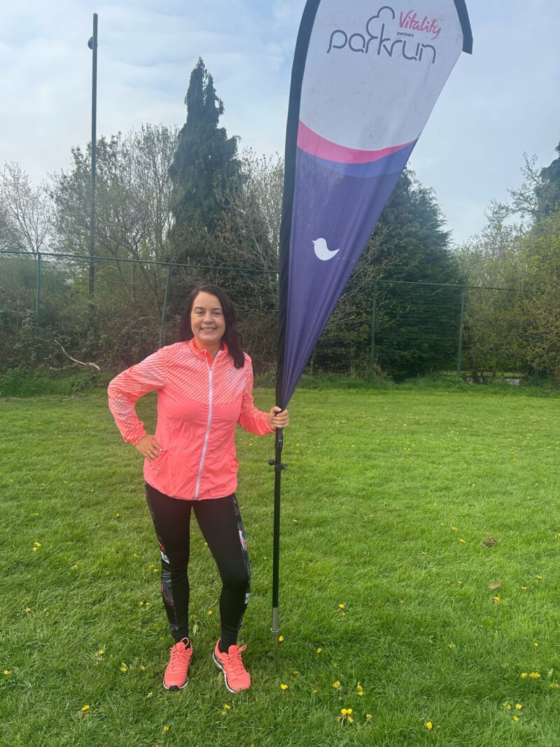 Stephanie Peacock MP at the biggest Parkrun ever