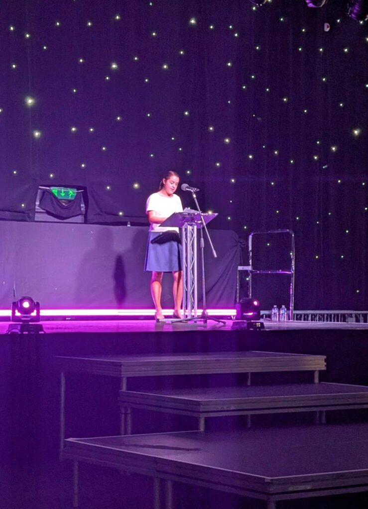 Stephanie Peacock MP speaking at the Barnsley Young Champions Awards
