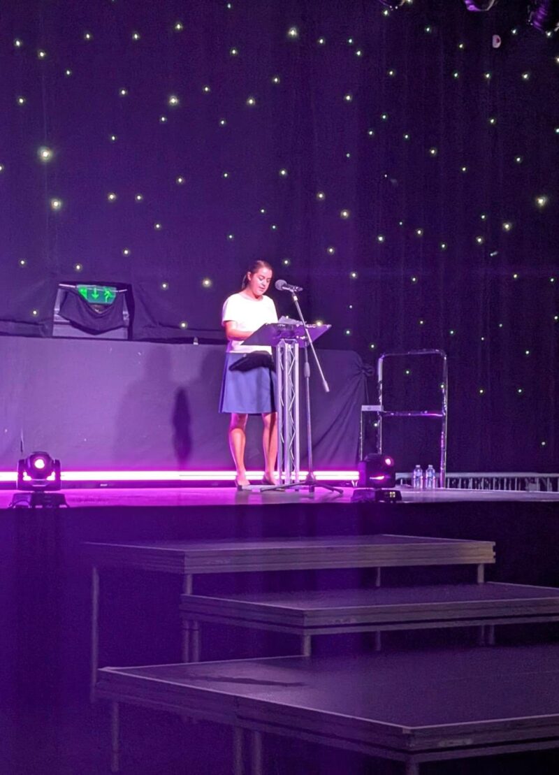 Stephanie Peacock MP speaking at the Barnsley Young Champions Awards