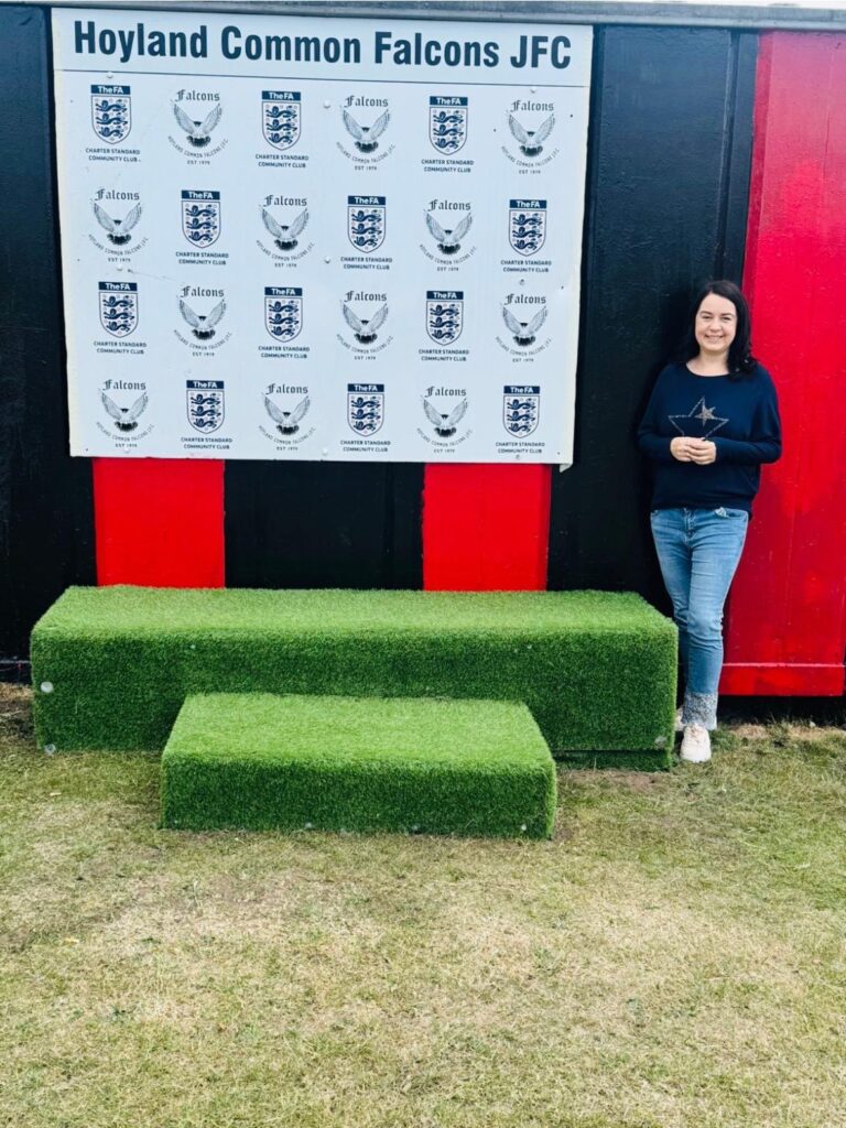 Stephanie Peacock MP at Hoyland Common Falcons' Annual Football Tournament