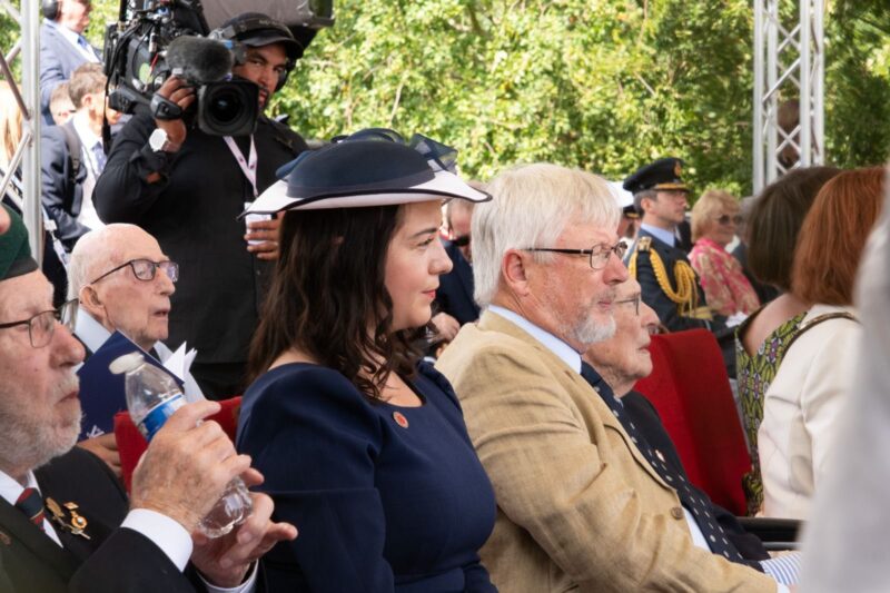Stephanie Peacock MP at the National VJ Day service