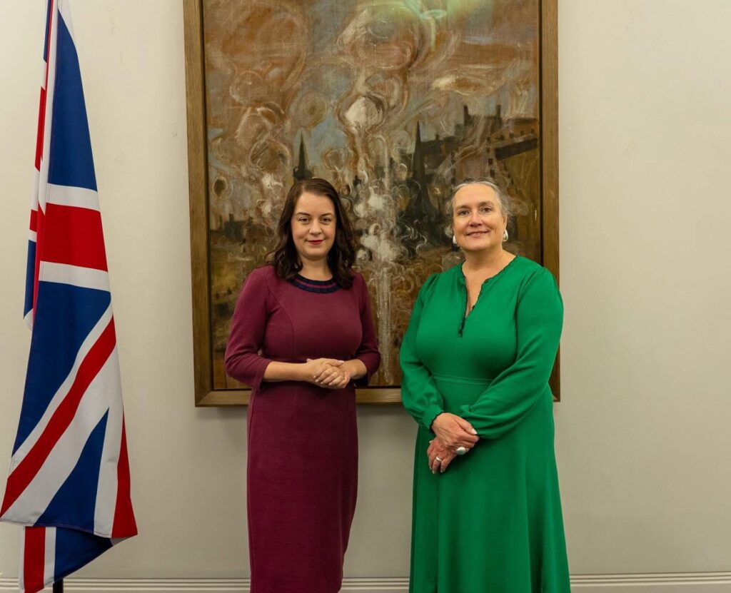 Stephanie Peacock MP meeting with the CEO of the Samaritans, Julie Bentley