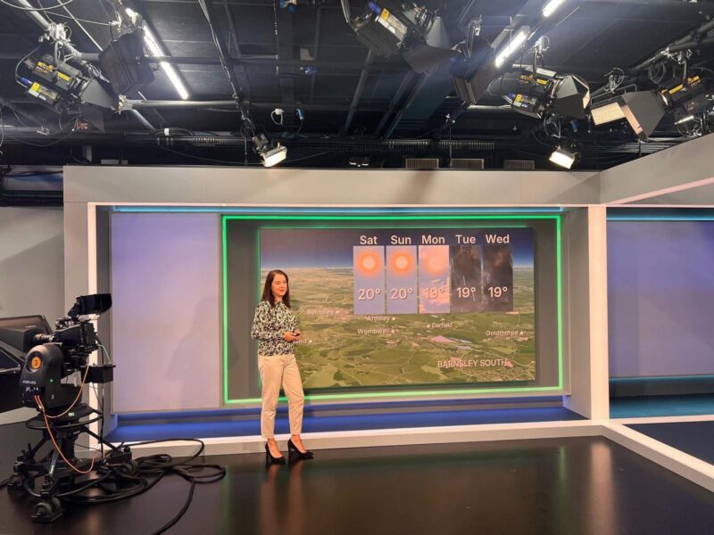 Stephanie Peacock MP visiting STV 