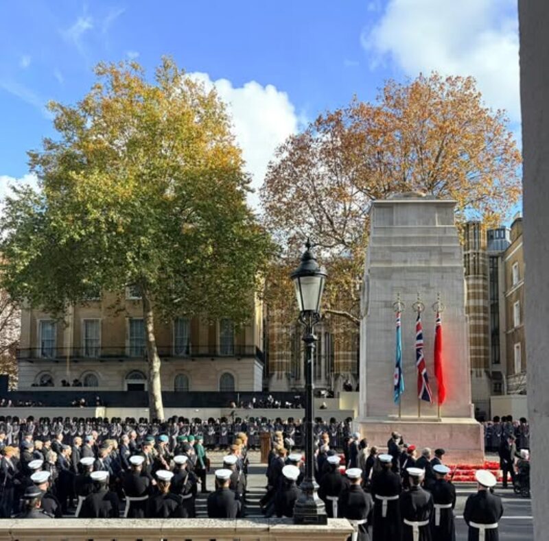 Image of the Cenotaph to mark the National Remembrance Service