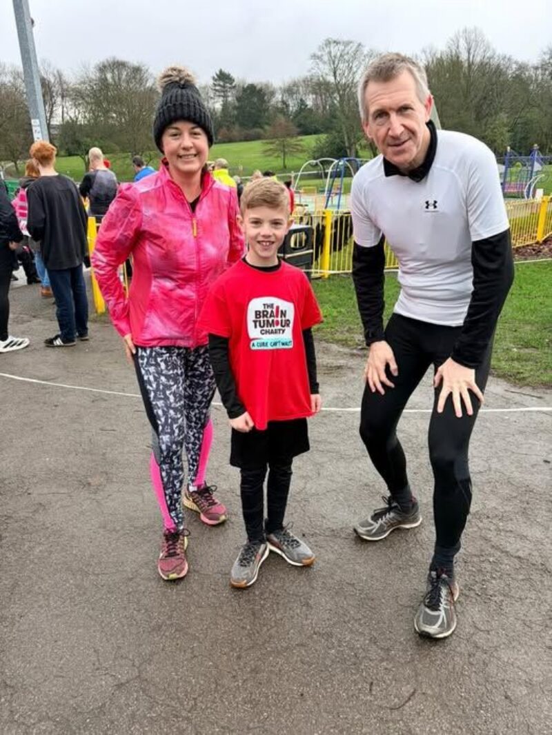 Stephanie Peacock MP and Dan Jarvis MP with Oliver at Barnsley Parkrun