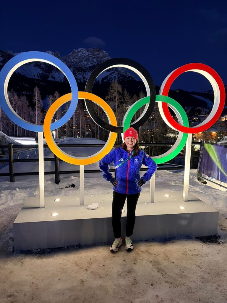 Stephanie Peacock MP at the Milano-Cortina Winter Olympics