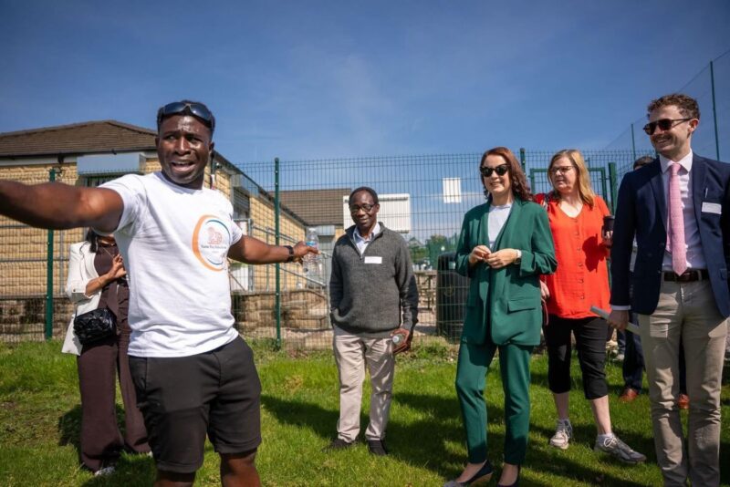 Stephanie Peacock MP visiting Bierley East